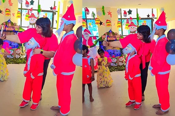 Joyful Moments at PGS the Top CBSE School in Coimbatore Christmas Celebration
